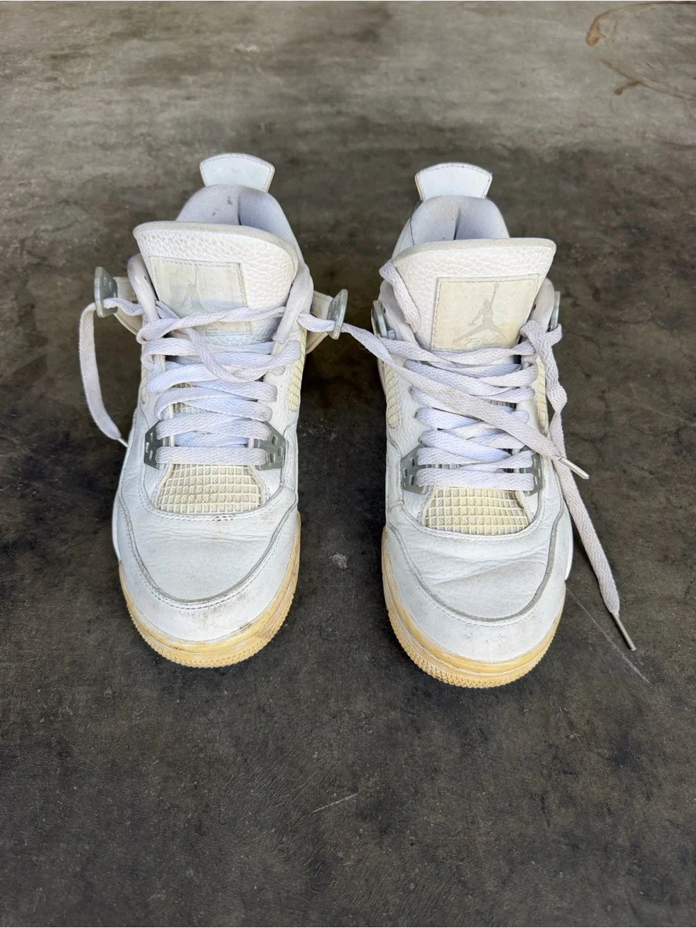 2016 Nike Air Jordan 4 Pure Money White Size 5.5